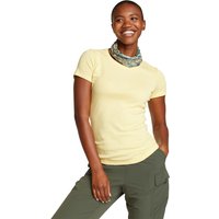 Eddie Bauer ® Favorite Shirt - Kurzarm mit Rundhalsausschnitt Damen Gelb Gr. XXL von Eddie Bauer