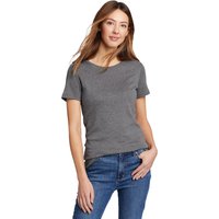 Eddie Bauer ® Favorite Shirt - Kurzarm mit Rundhalsausschnitt Damen Grau Gr. XS von Eddie Bauer