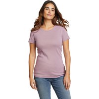 Eddie Bauer ® Favorite Shirt - Kurzarm mit Rundhalsausschnitt Damen Violett Gr. L von Eddie Bauer