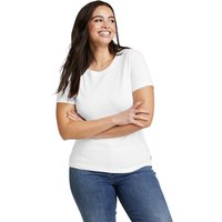 Eddie Bauer ® Favorite Shirt - Kurzarm mit Rundhalsausschnitt Damen Weiß Gr. XS von Eddie Bauer