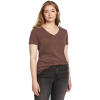 Eddie Bauer ® Favorite Shirt - Kurzarm mit V-Ausschnitt Damen Grau Gr. XS von Eddie Bauer