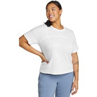 Eddie Bauer ® Gatecheck Shirt - Kurzarm Damen Weiß Gr. M von Eddie Bauer