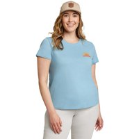 Eddie Bauer ® Graphic Shirt - kurzarm Damen Blau Gr. M von Eddie Bauer