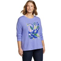 Eddie Bauer ® Graphic Shirt - langarm Damen Violett Gr. XXL von Eddie Bauer