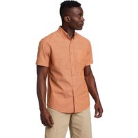 Eddie Bauer ® Grifton Hemd - Kurzarm - Bedruckt Herren Orange Gr. M von Eddie Bauer