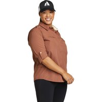 Eddie Bauer ® Guide 2.0 Bluse - Langarm Damen Braun Gr. L von Eddie Bauer