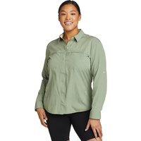 Eddie Bauer ® Guide 2.0 Bluse - Langarm Damen Braun Gr. S von Eddie Bauer