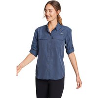 Eddie Bauer ® Guide Bluse - Langarm Damen Blau Gr. S von Eddie Bauer