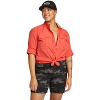 Eddie Bauer ® Guide Bluse - Langarm Damen Orange Gr. S von Eddie Bauer