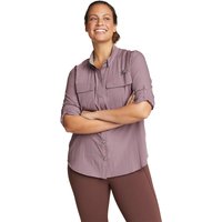 Eddie Bauer ® Guide Bluse - Langarm Damen Violett Gr. L von Eddie Bauer