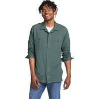 Eddie Bauer ® Hemp Hemd - Langarm Herren Grün Gr. S von Eddie Bauer