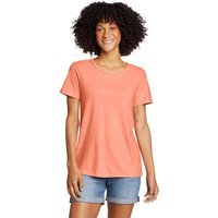 Eddie Bauer ® Hemp Shirt - Kurzarm Damen Orange Gr. XS von Eddie Bauer