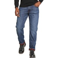 Eddie Bauer ® H2LOW Flex Jeans mit Flanellfutter Herren Blau Gr. 38 Länge 32 von Eddie Bauer