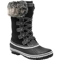 Eddie Bauer ® Hunt Pac Boots - Leder - Deluxe Damen Schwarz Gr. 11 von Eddie Bauer