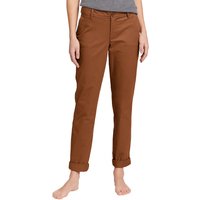 Eddie Bauer ® Legend Wash Boyfriend Hose - Slim Fit Damen Braun Gr. 8 von Eddie Bauer