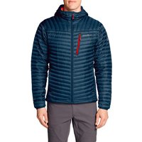 Eddie Bauer ® Microtherm 2.0 Stormdown Daunenjacke mit Kapuze Herren Blau Gr. M von Eddie Bauer