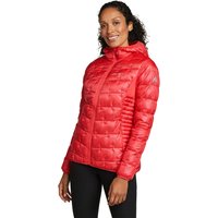 Eddie Bauer ® Microtherm Jacke mit Kapuze 1000 Damen Rot Gr. L von Eddie Bauer