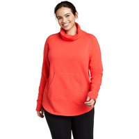 Eddie Bauer ® Motion Cozy Camp Sweatshirt mit Rollkragen Damen Rot Gr. M von Eddie Bauer