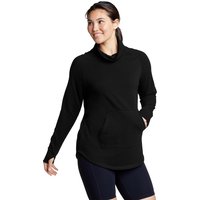 Eddie Bauer ® Motion Cozy Camp Sweatshirt mit Rollkragen Damen Schwarz Gr. S von Eddie Bauer