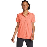 Eddie Bauer ® Mountain Ripstop Bluse - kurzarm Damen Orange Gr. S von Eddie Bauer