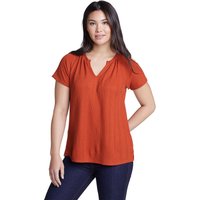 Eddie Bauer ® Mountain Town Kurzarmshirt Damen Rot Gr. M von Eddie Bauer