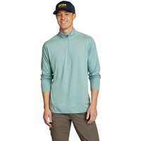 Eddie Bauer ® Mountain Trek Langarmshirt mit 1/4 Reissverschluss Herren Blau Gr. M von Eddie Bauer