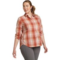 Eddie Bauer ® On The Go Bluse - langarm Damen Rot Gr. M von Eddie Bauer