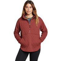 Eddie Bauer ® Outlooker Sweatshirt mit 1/2-Reissverschluss Damen Rot Gr. XL von Eddie Bauer