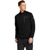 Eddie Bauer ® Outpace Flex Fleeceshirt mit 1/4-Reissverschluss Herren Schwarz Gr. M von Eddie Bauer