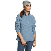 Eddie Bauer ® Quest Fleecepullover mit 1/4-Reissverschluss - bedruckt Damen Blau Gr. M von Eddie Bauer