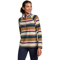 Eddie Bauer ® Quest Fleecepullover mit 1/4-Reissverschluss - bedruckt Damen Braun Gr. S von Eddie Bauer