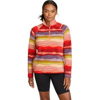 Eddie Bauer ® Quest Fleecepullover mit 1/4-Reissverschluss - bedruckt Damen Orange Gr. S von Eddie Bauer