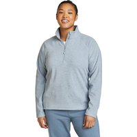 Eddie Bauer ® Quest Fleecepullover mit 1/4 Reissverschluss - uni Damen Blau Gr. L von Eddie Bauer