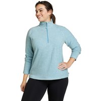 Eddie Bauer ® Quest Fleecepullover mit 1/4 Reissverschluss - uni Damen Blau Gr. M von Eddie Bauer