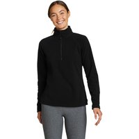 Eddie Bauer ® Quest Fleecepullover mit 1/4 Reissverschluss - uni Damen Schwarz Gr. M von Eddie Bauer