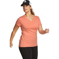 Eddie Bauer ® Resolution Guide T-Shirt mit V-Ausschnitt Damen Orange Gr. S von Eddie Bauer