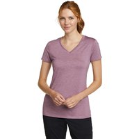Eddie Bauer ® Resolution Guide T-Shirt mit V-Ausschnitt Damen Violett Gr. XL von Eddie Bauer