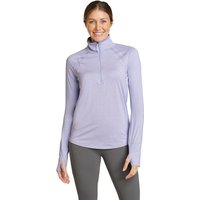 Eddie Bauer ® Resolution Langarmshirt mit 1/4-Reißverschluss Damen Violett Gr. L von Eddie Bauer