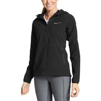 Eddie Bauer ® Sandstone Backbone Grid Softshelljacke mit Kapuze Damen Schwarz Gr. S von Eddie Bauer