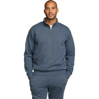 Eddie Bauer ® Sig Fleece Pullover mit 1/4-Reißverschluss Herren Blau Gr. L von Eddie Bauer