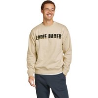 Eddie Bauer ® Signature Logo-Sweatshirt Herren Natur Gr. L von Eddie Bauer