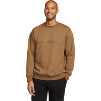 Eddie Bauer ® Signature Sweatshirt Herren Braun Gr. S von Eddie Bauer