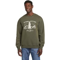 Eddie Bauer ® Signature Sweatshirt Herren Grün Gr. L von Eddie Bauer