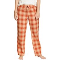 Eddie Bauer ® Stine's Flanell Pyjamahose Damen Orange Gr. S von Eddie Bauer