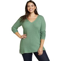 Eddie Bauer ® Tellus Pullover - V-Ausschnitt Damen Blau Gr. XS von Eddie Bauer