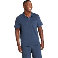 Eddie Bauer ® Tidewater Terry Poloshirt - kurzarm Herren Blau Gr. XL von Eddie Bauer