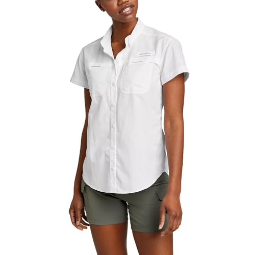 Eddie Bauer Adventurer Pro Field Kurzarm-Shirt, Weiß, XXL von Eddie Bauer