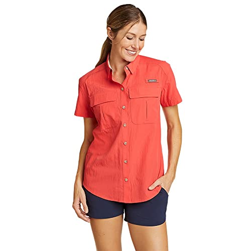 Eddie Bauer Damen Athletic Sport-Shirts, Koralle, Groß von Eddie Bauer