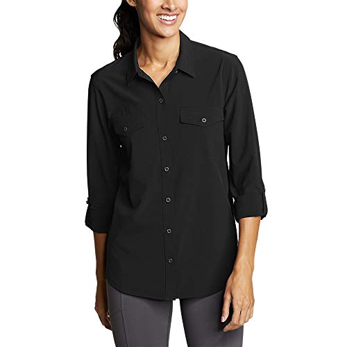 Eddie Bauer Damen Classic, Schwarz, Groß von Eddie Bauer