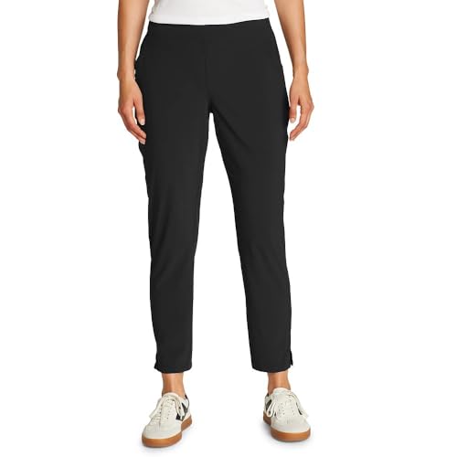 Eddie Bauer Damen Departure Ankle Pants - Schwarz - Medium Regulär von Eddie Bauer